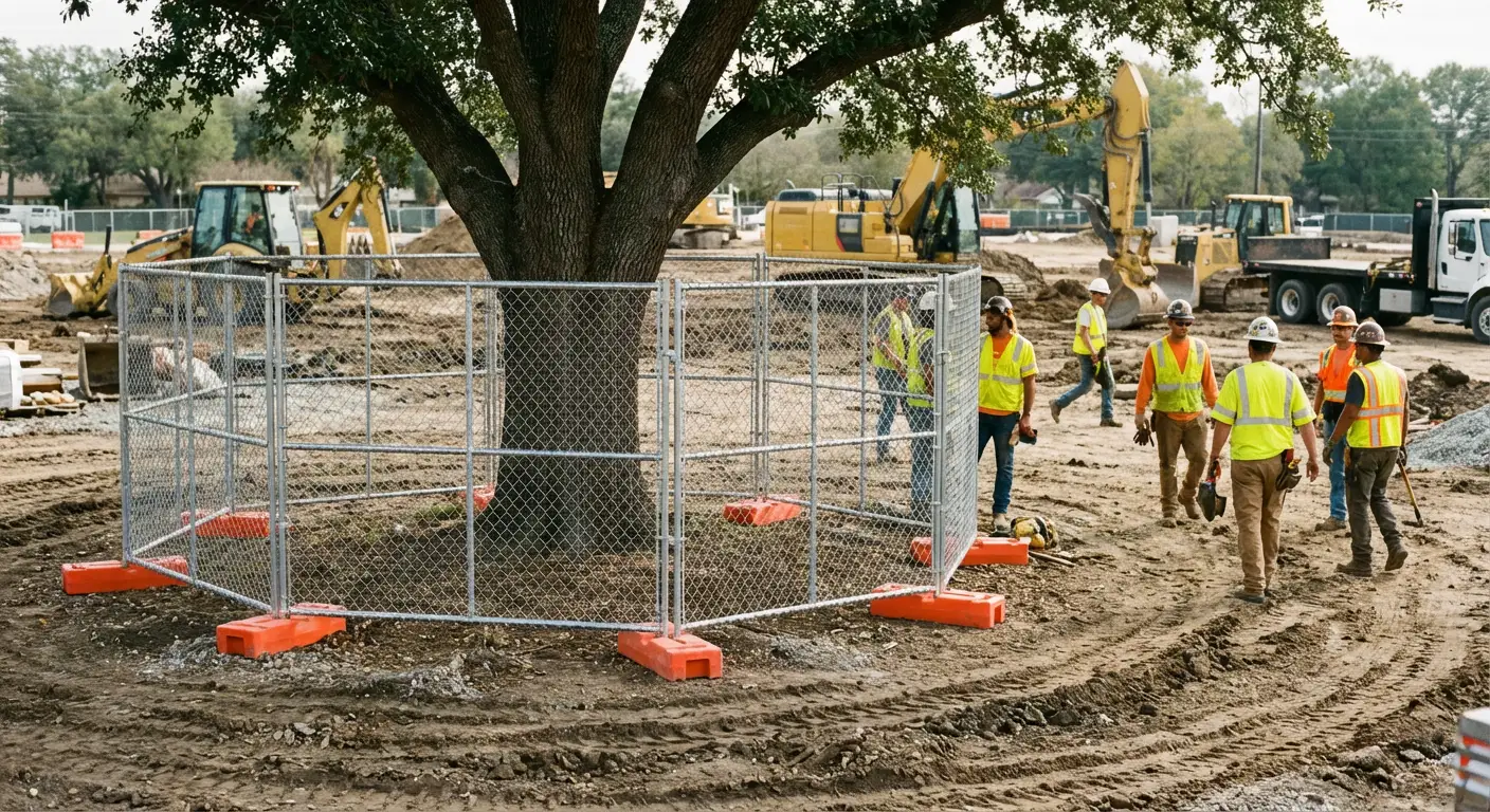 Tree Protection Zone Technical Specs in Spring, TX