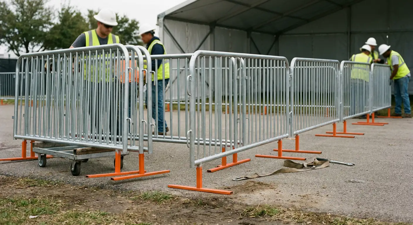 Pedestrian Barricades in Spring, TX