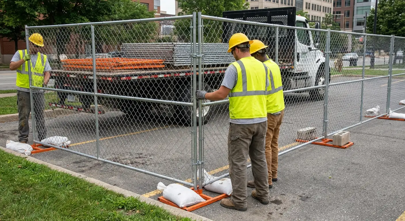 Temporary fencing solutions meeting Spring requirements