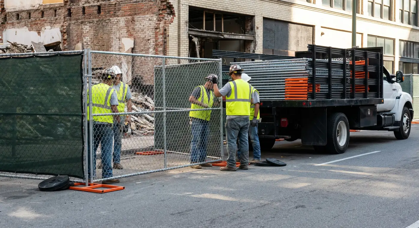 Spring fencing logistics and security challenges