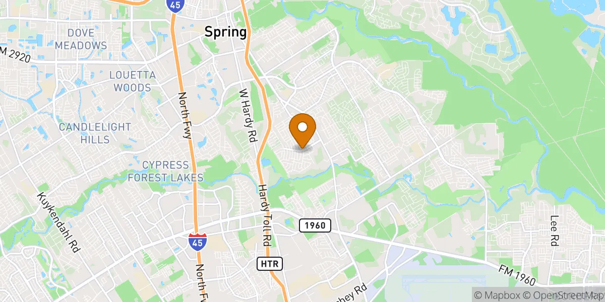  neighborhood map in Spring, TX
