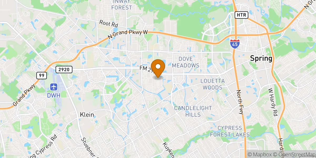  neighborhood map in Spring, TX
