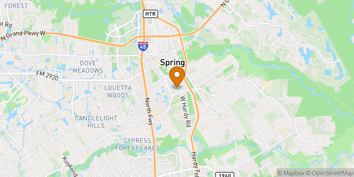  neighborhood map in Spring, TX