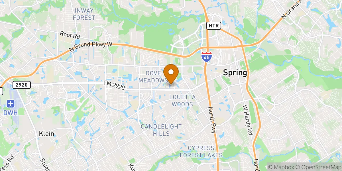  neighborhood map in Spring, TX