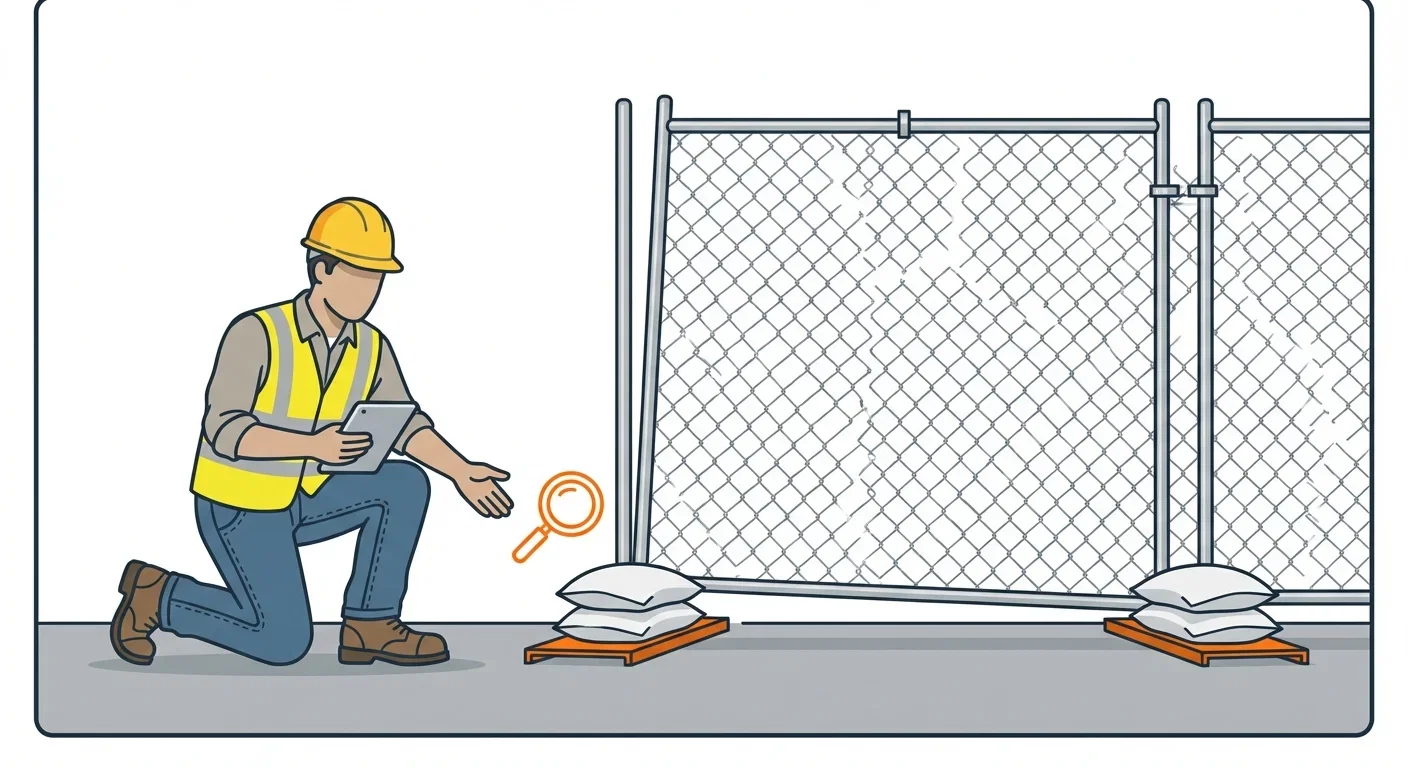 Diagram showing causes of temporary fence instability in Spring, TX